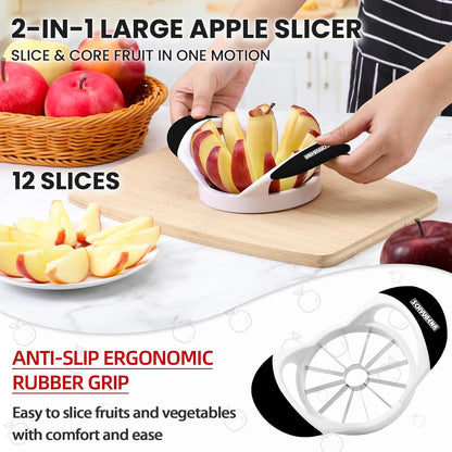 12-Blade Apple Slicer & Corer | Stainless Steel